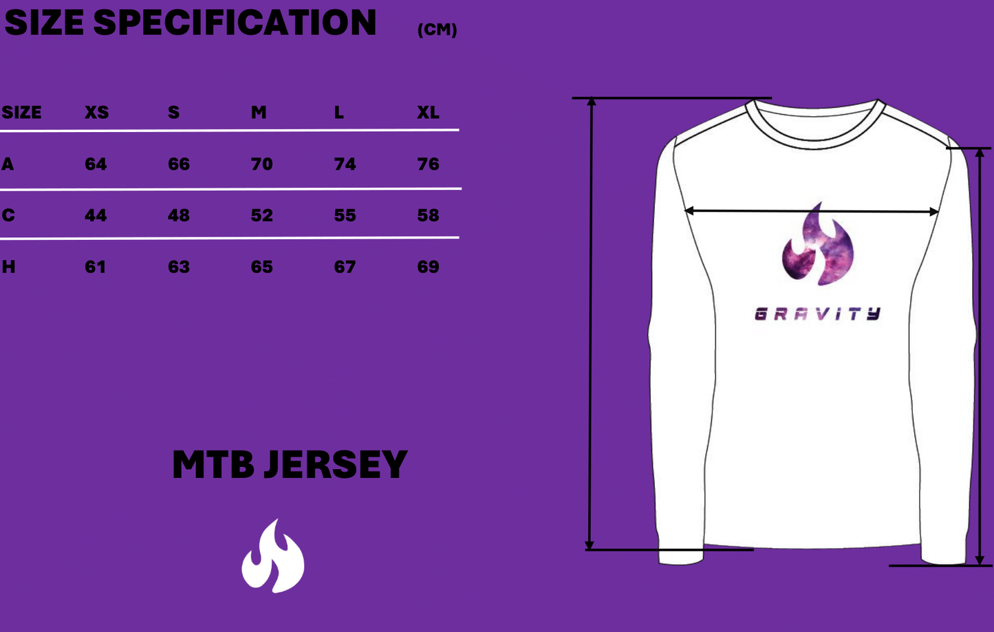 MTB Jersey Purple "Interstellar"