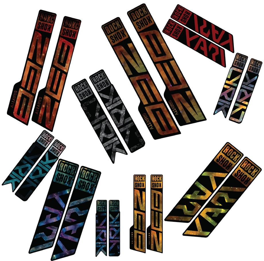 Gravity galaxy decal collection